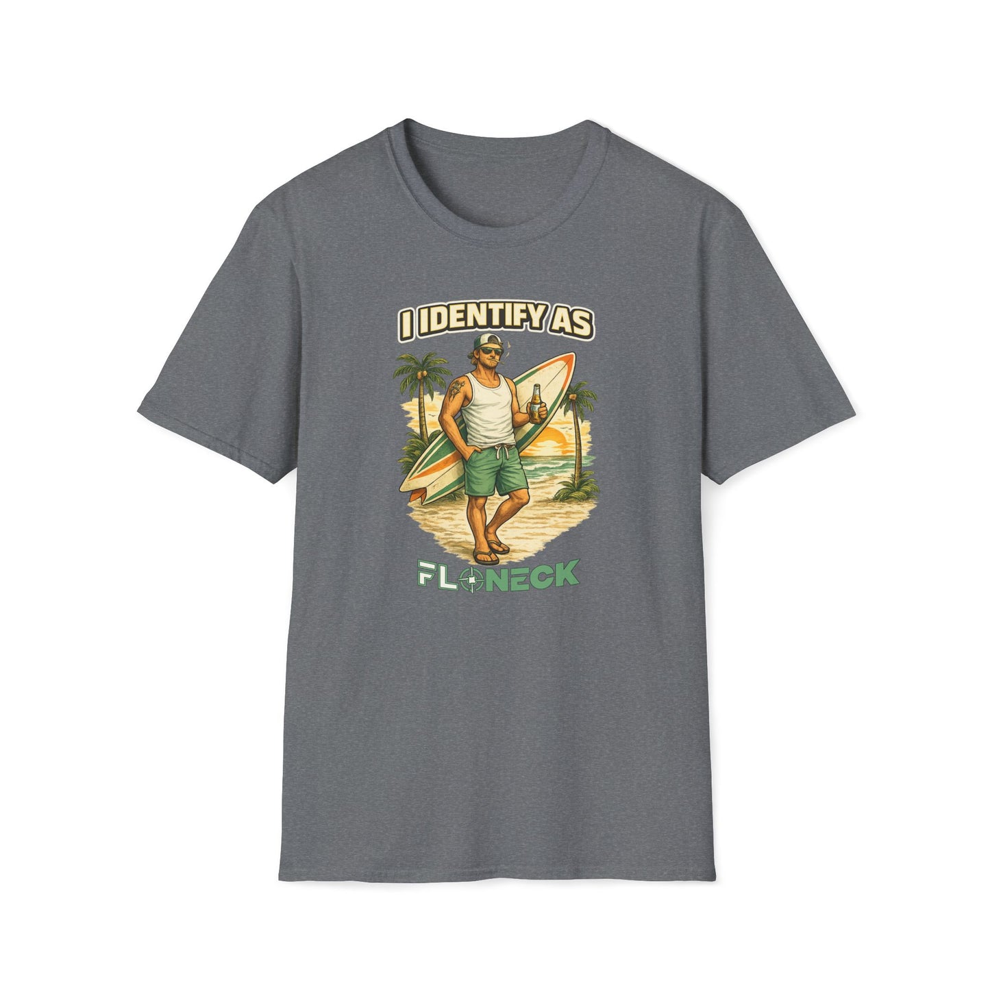 I Identify as FLONECK Tee