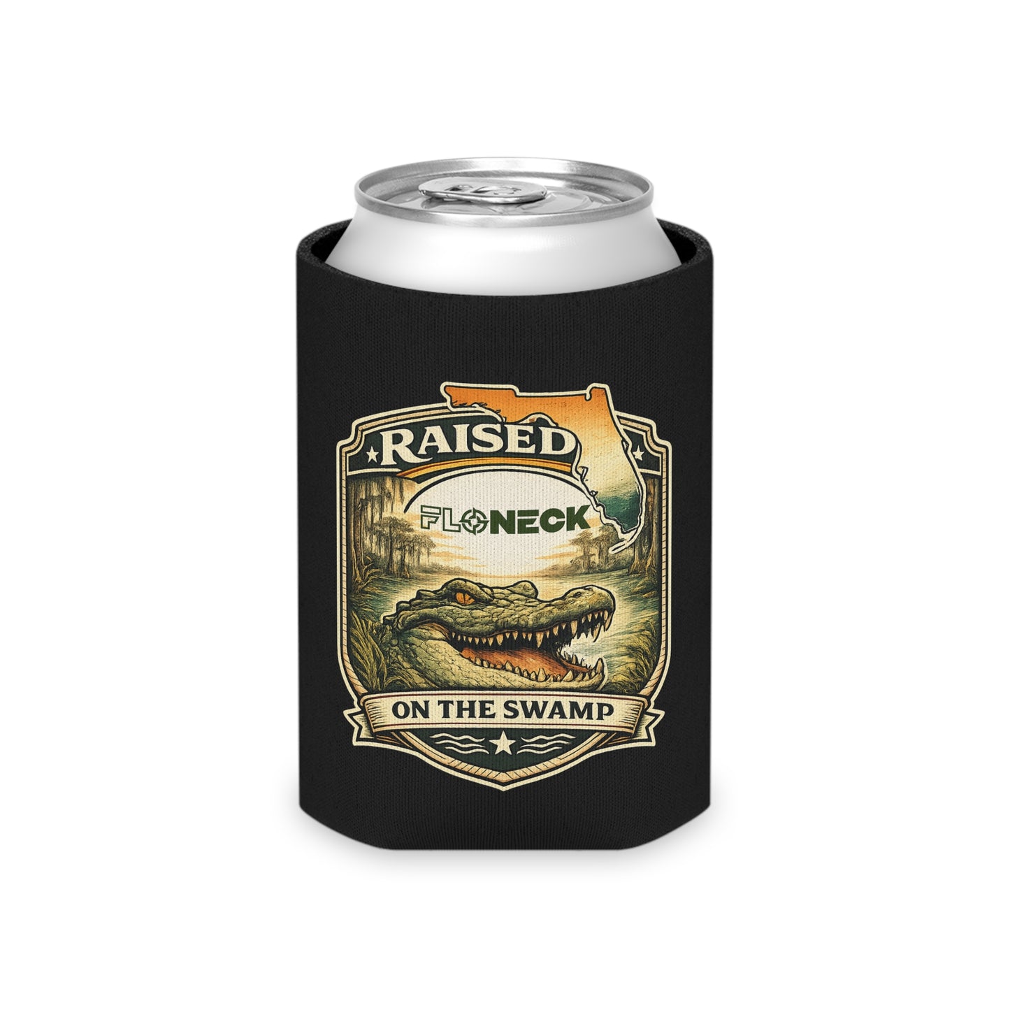 Raised on the Swamp Koozie