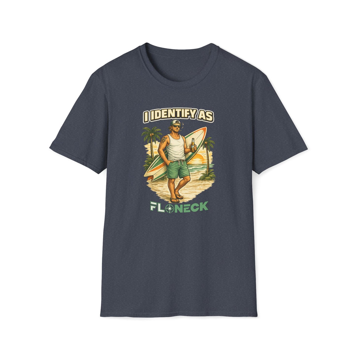 I Identify as FLONECK Tee