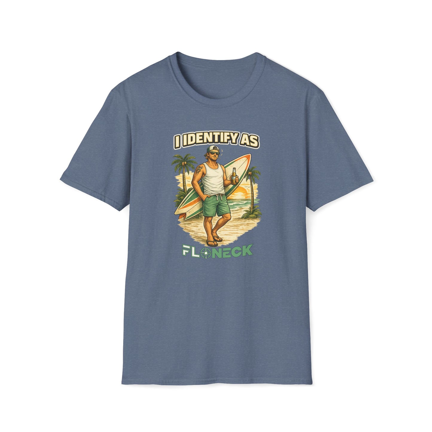 I Identify as FLONECK Tee